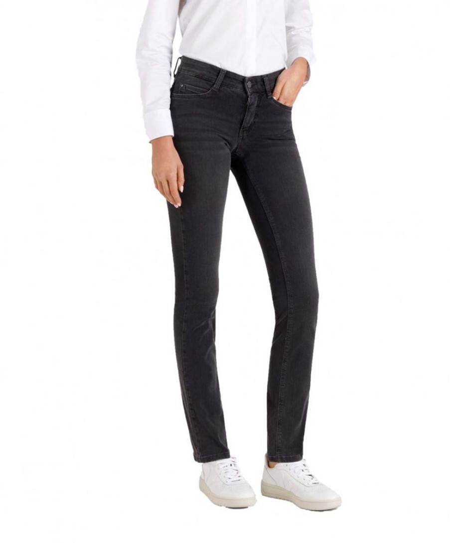 Damen MAC Regular | Mac Dream Denim - Graue Jeans Mit Bequemer Taille