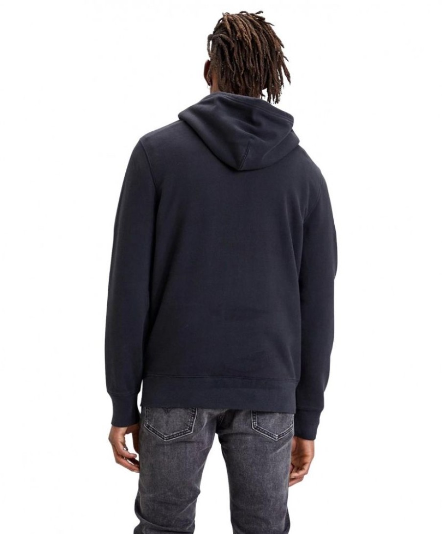 Herren Levis Pullover | Levi'S Hoodie Original Housemark In Schwarz Mit Kleinem Logo