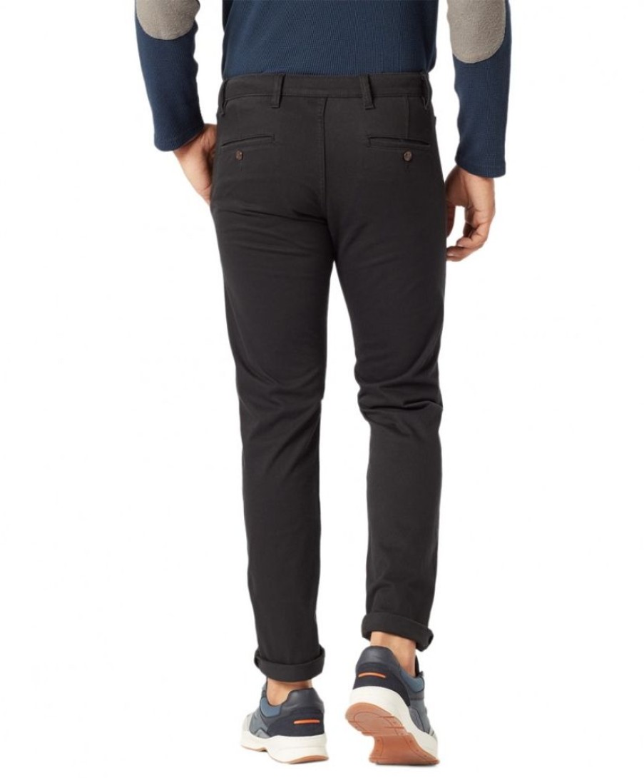 Herren Dockers Chinohosen | Dockers Alpha Chino Aus Schwarzem 360 Flex Material