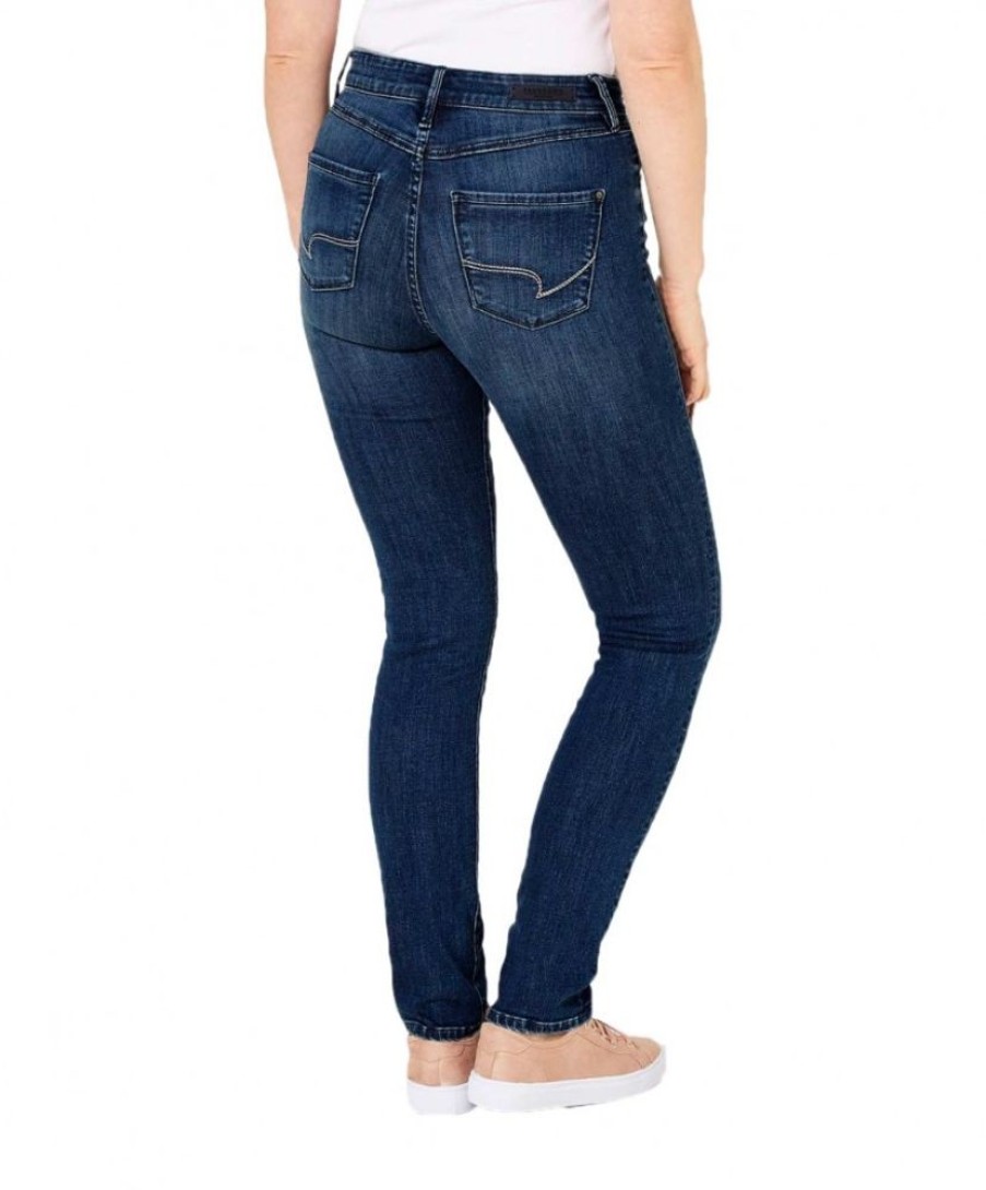 Damen Paddocks Slim Fit | Paddock'S Pat Jeans Mit Soft Denim In Dunkelblau