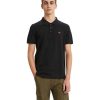 Herren Levis Shirts | Levi'S Poloshirt Housemark Polo In Schwarzer Pique-Qualitat