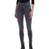 Damen Cross Skinny | Cross Jeans Skinny Fit Judy In Dunkelgrau Mit High Waist