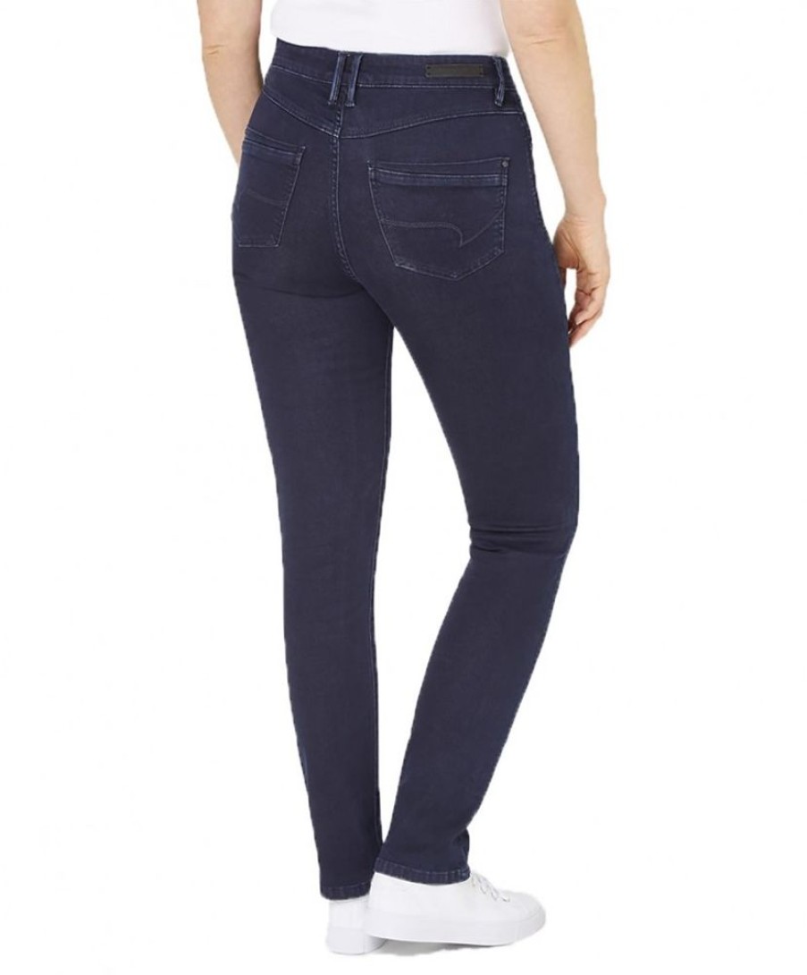 Damen Paddocks Slim Fit | Paddock'S Jeans Slim Fit Pat In Blue Black