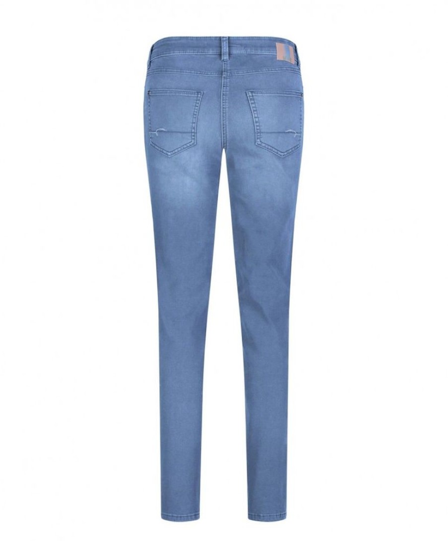 Damen MAC Regular | Mac Jeans Melanie In Hellblau Mit Hohem Bund