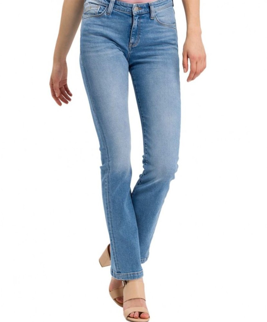 Damen Cross Bootcut | Cross Jeans-Bootcut Lauren In Hellem Light Blue