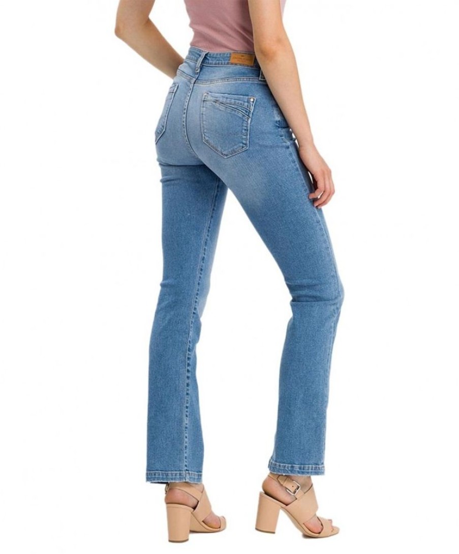 Damen Cross Bootcut | Cross Jeans-Bootcut Lauren In Hellem Light Blue