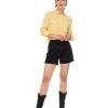 Damen Vero Moda Shorts | Vero Moda Damen High Waisted Shorts Ninetten In Schwarz