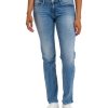 Damen Cross Regular | Cross Jeans Regular Fit Rose Mit High Waist In Blue Used