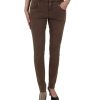 Damen Angels Skinny | Angels Jeans Skinny Button In Dunklem Brown Used