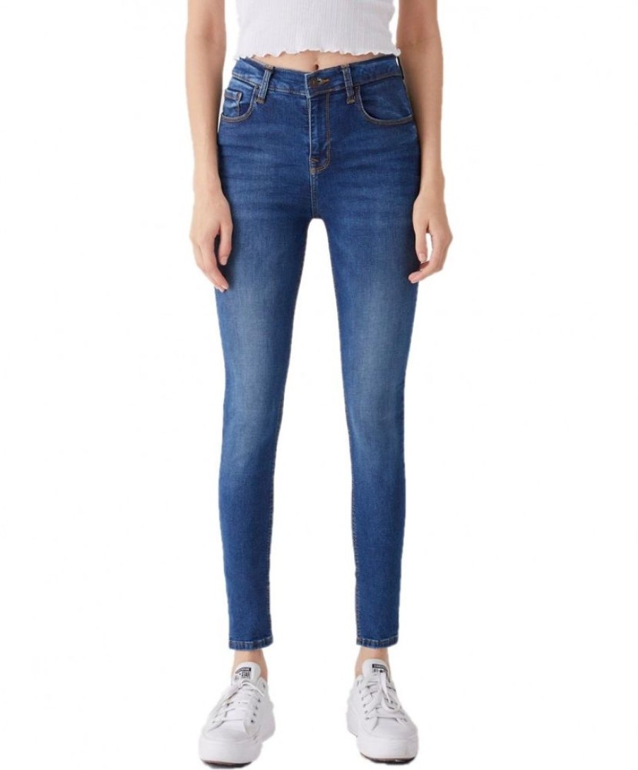 Damen LTB Skinny | Ltb Jeans Skinny Fit Amy X Mit High Waist In Ikeda