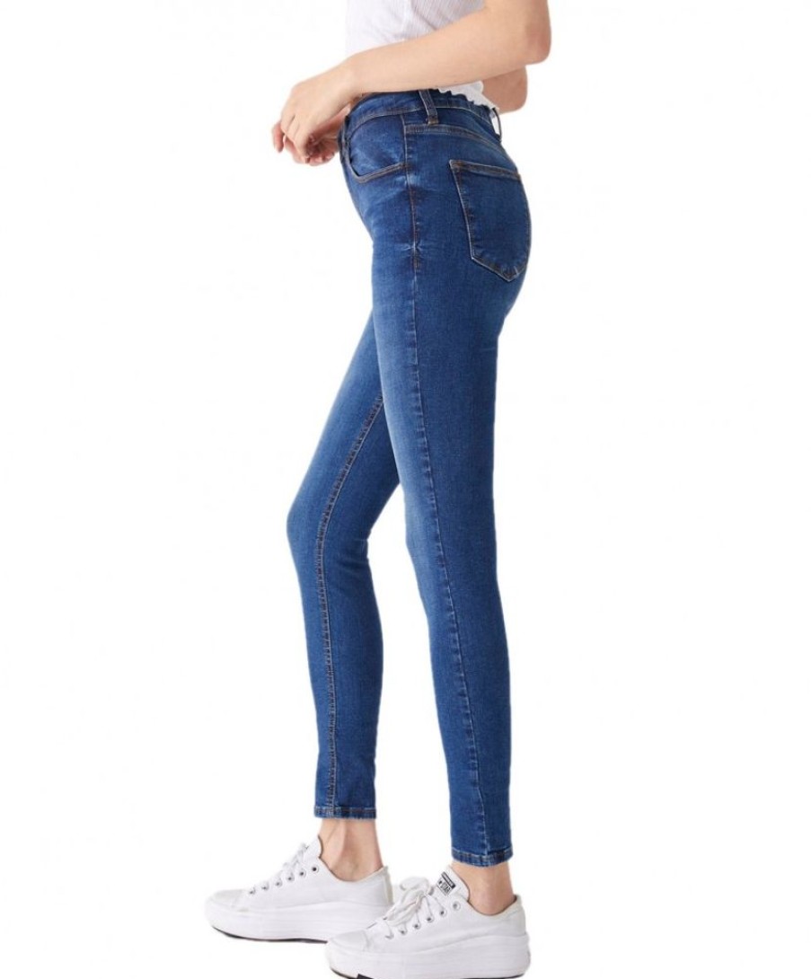 Damen LTB Skinny | Ltb Jeans Skinny Fit Amy X Mit High Waist In Ikeda