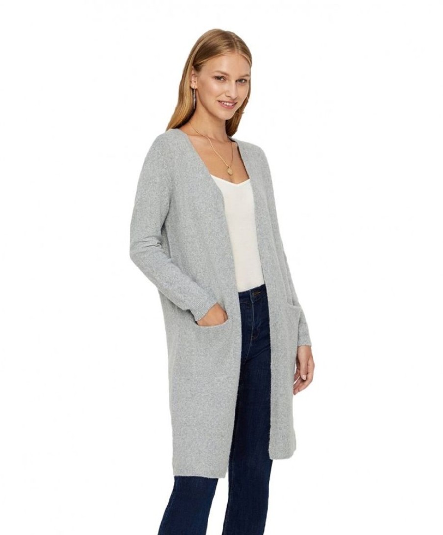 Damen Vero Moda Jacken | Vero Moda - Lange Strickjacke Aus Superweichem Material