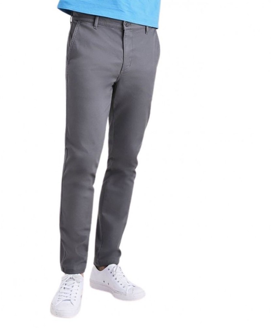 Herren Dockers Chinohosen | Dockers Chinohose Original Skinny Fit Mit Mittelgrau