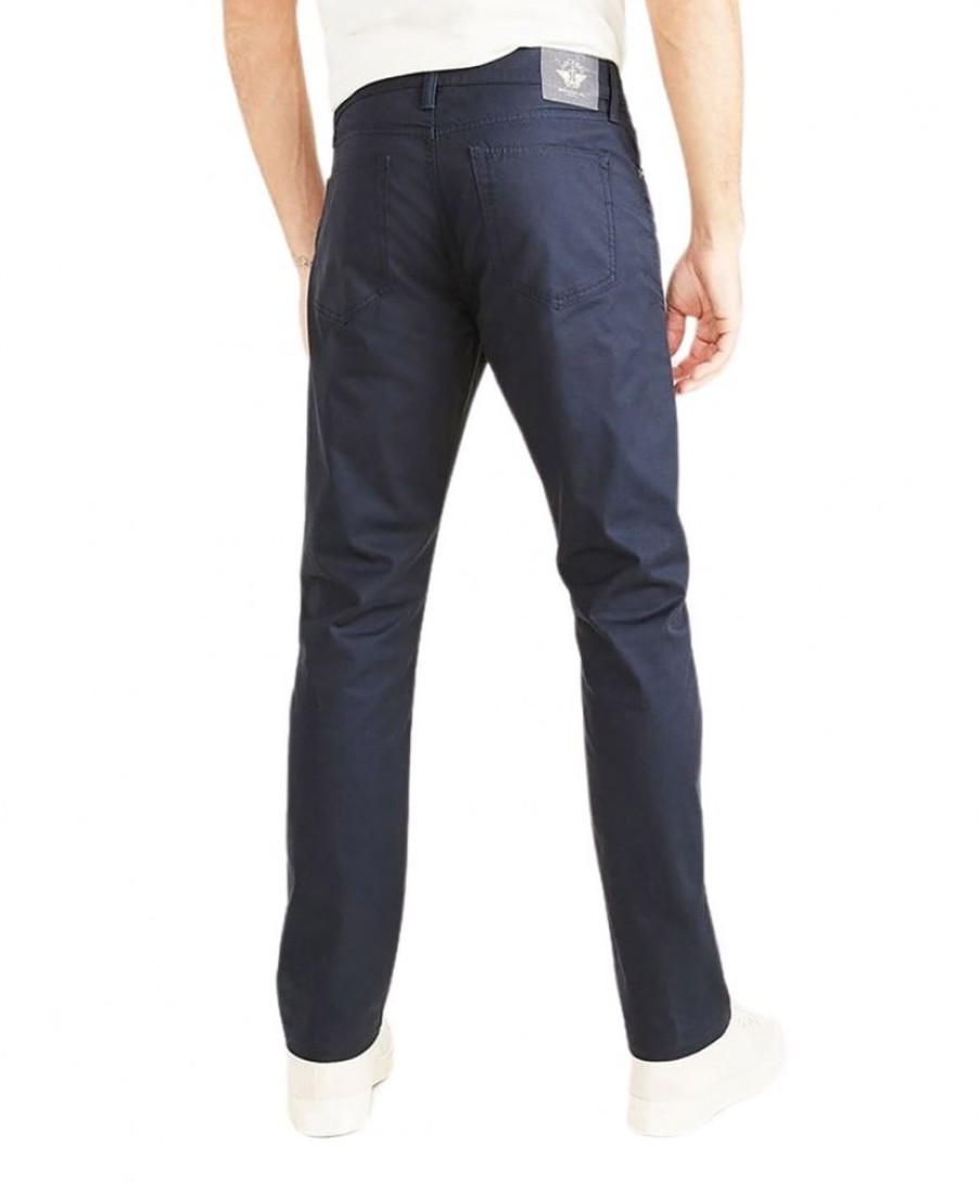 Herren Dockers Stoffhosen | Dockers Hose Mit Jeans Cut Slim In Dunkelblau | Jeans-Meile.De