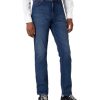 Herren Wrangler Slim Fit | Wrangler Texas Slim Jeans Aus Blauem Stretch-Denim