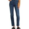 Damen Levis Slim Fit | Levis 724 Jeans Mit Hohem Bund In Dunkelblau