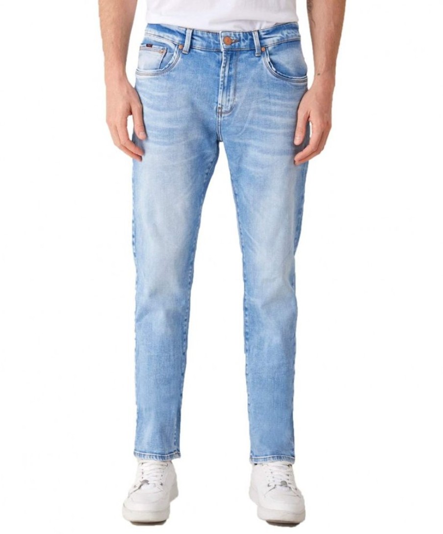 Herren LTB Straight Leg | Ltb Jeans Straight Fit Hollywood Z D In Hellblau