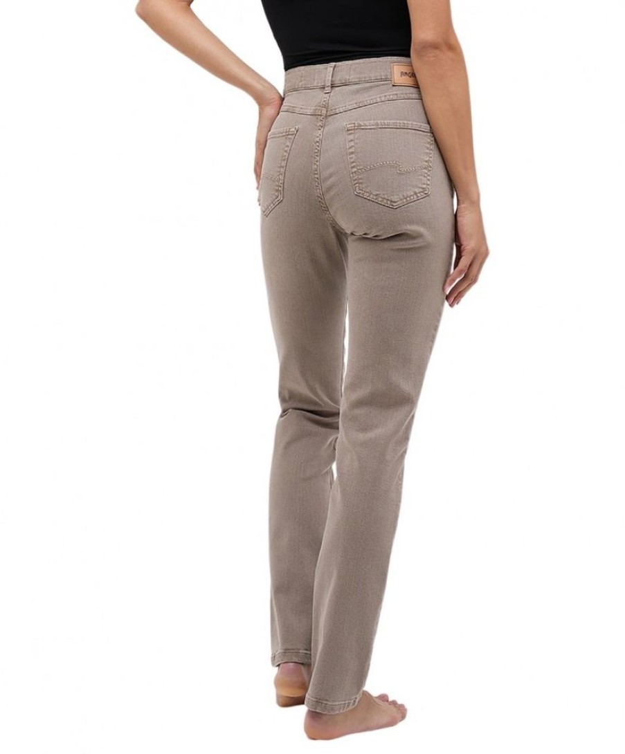 Damen Angels Straight Leg | Angels Jeans Dolly Aus Authentic Cotton In Truffle Used