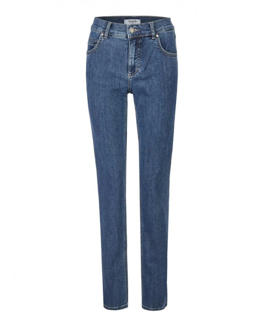 Damen Angels Straight Leg | Angels Cici Jeans Straight In Zeitlosen Stonewash