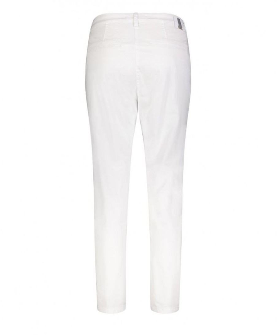 Damen MAC Chinohosen | Mac Chino Relaxed Slim Fit In White