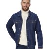 Herren Paddocks Jacken | Paddocks Jeansjacke Western Jacket In Dunkelblau