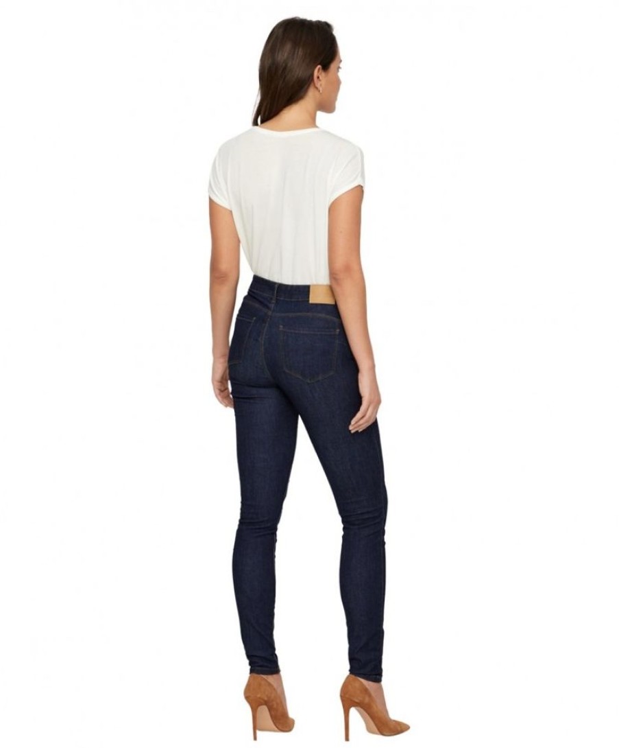 Damen Vero Moda Skinny | Vero Moda Push-Up-Jeans Jeans Seven In Rinsewash