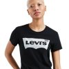 Damen Levis Shirts | Levis T-Shirts Perfect Tee Mit Logodruck In Schwarz