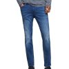 Herren Jack & Jones Slim Fit | Jack & Jones Slim Straight Jeans Tim In Marineblau