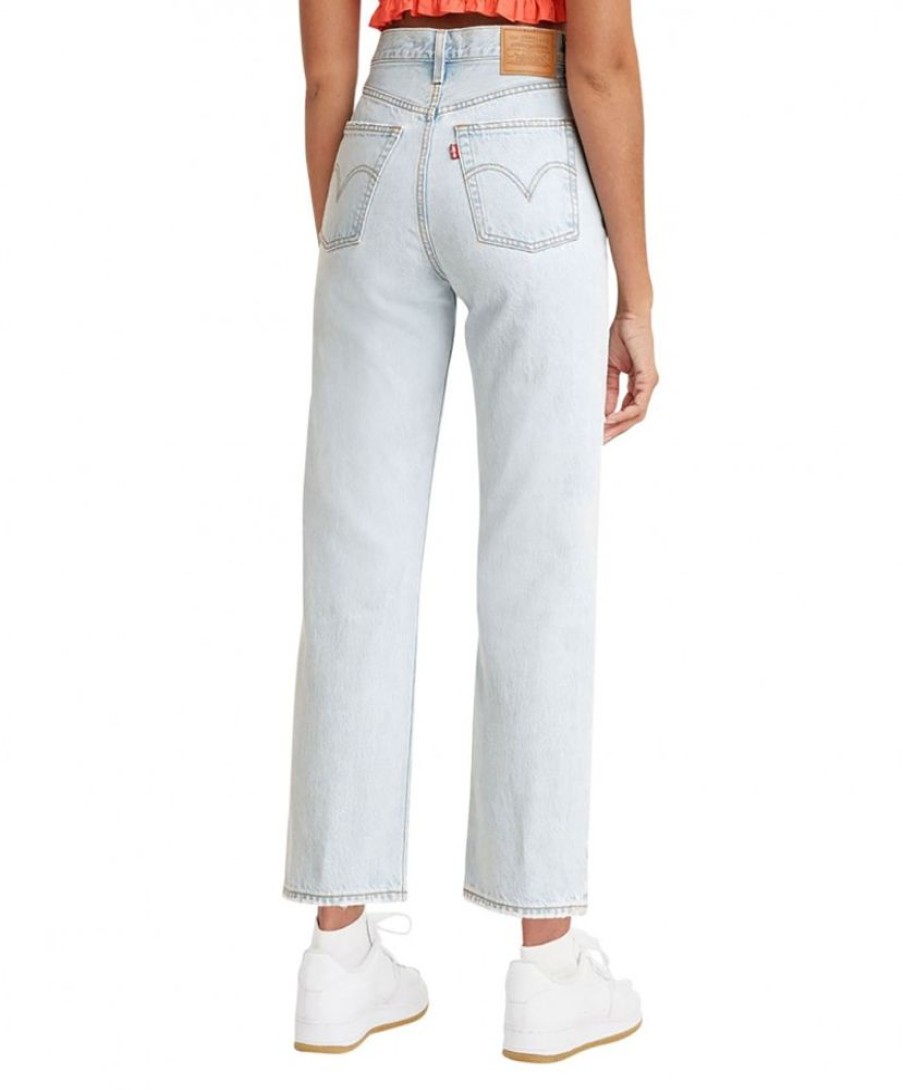 Damen Levis Slim Fit | Levi'S Jeans Straight Ribcage Ankle In Hellem Ojai Shore