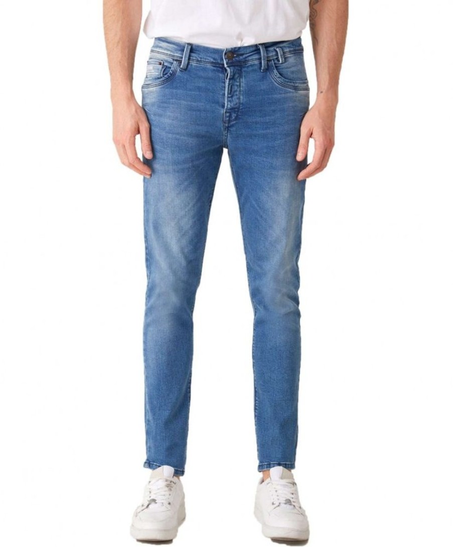 Herren LTB Tapered | Ltb Herren Jeans Tapered Servando X D Mit Used-Effekten