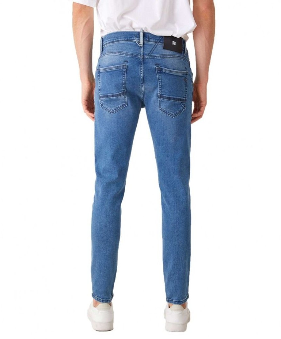 Herren LTB Tapered | Ltb Herren Jeans Tapered Servando X D Mit Used-Effekten