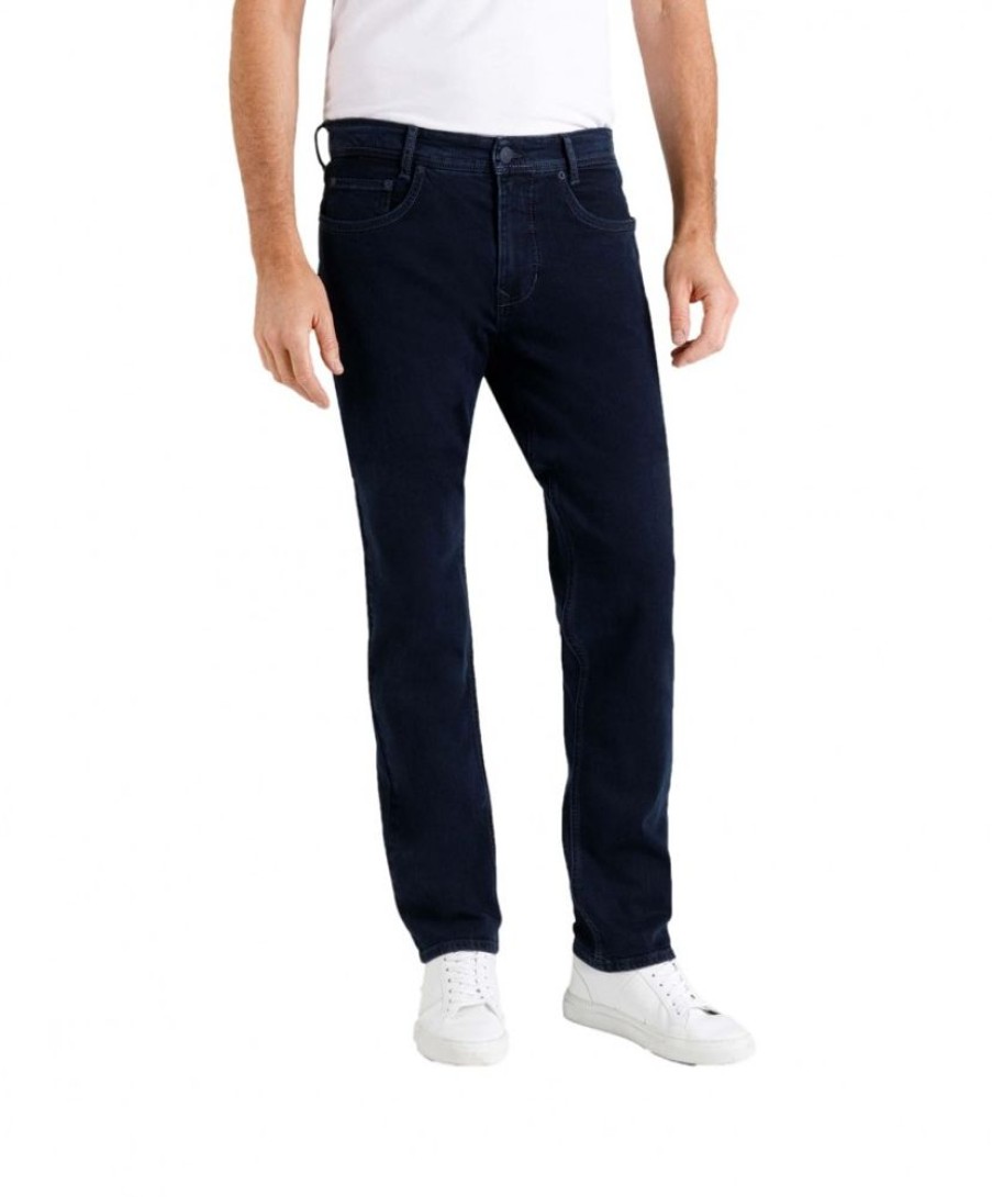 Herren MAC Straight Leg | Mac Jeans Straight Fit Arne In Dunkelblau