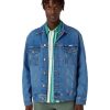 Herren Wrangler Jacken | Wrangler Jeansjacke Mit Anti Fit In Stonewash