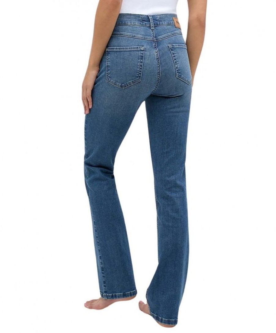 Damen Angels Bootcut | Angels Jeans Leni Mit Bootcut In Mittelblauer Waschung