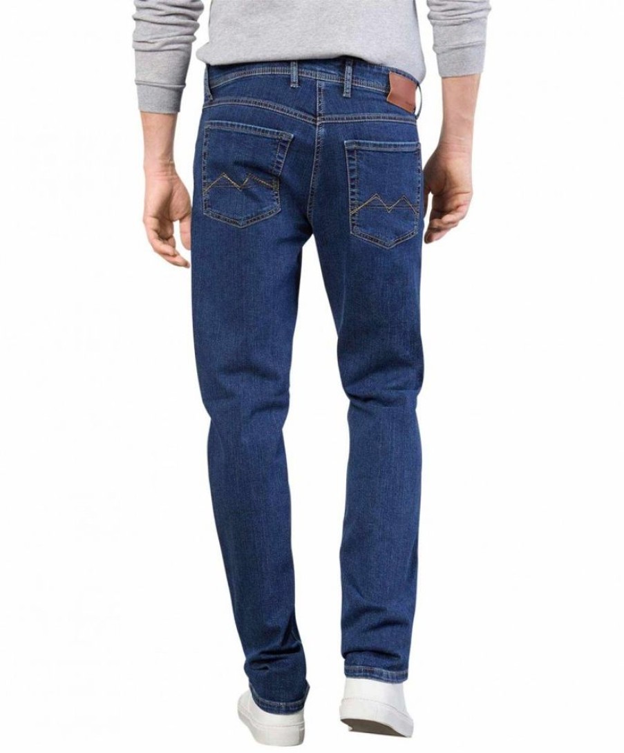 Herren MAC Regular Fit | Mac Arne In Stone Washed Jeans Mit Geradem Bein