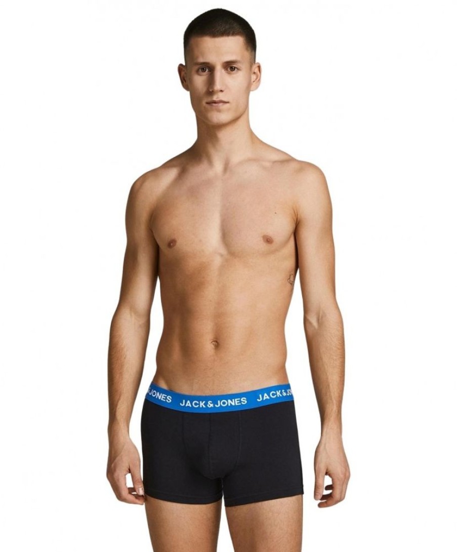 Herren Jack & Jones Unterwasche | Jack & Jones Boxershorts Chuey Mit Elastischem Bund Im 5Er-Pack | Jeans-Meile.De