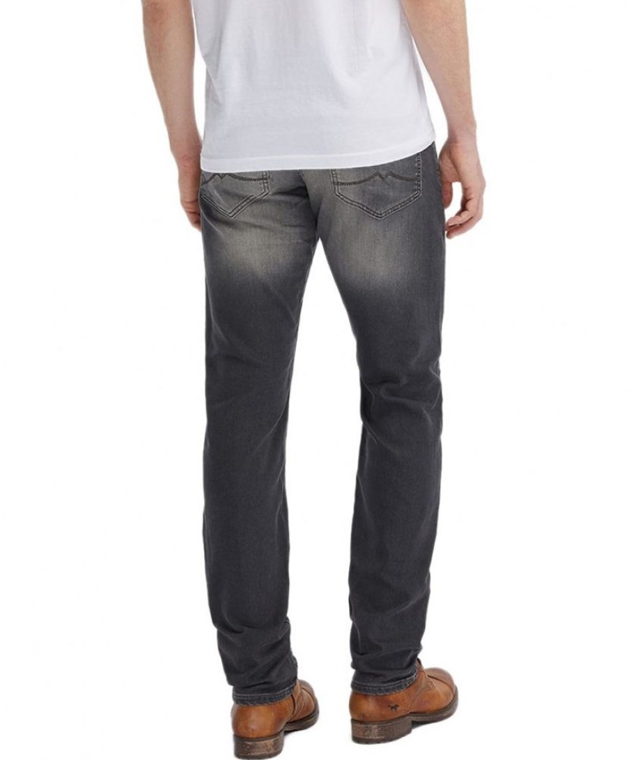 Herren Mustang Tapered | Mustang Herren Jeans Oregon Tapered K In Grau