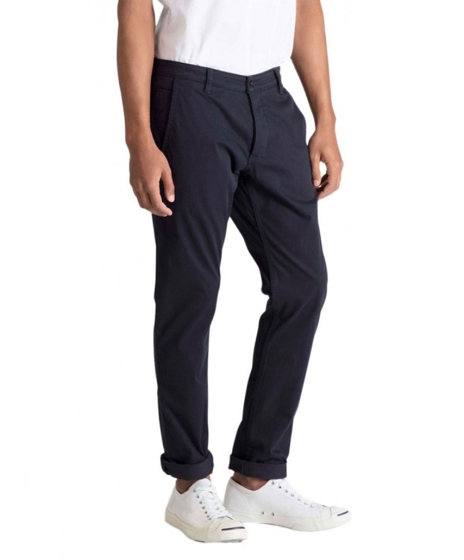 Herren Dockers Chinohosen | Dockers Alpha - Blaue Chino Herren Aus Supreme Flex Baumwolle