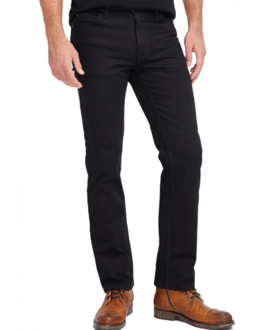 Herren Mustang Slim Fit | Mustang Tramper - Schwarze Jeans Mit Geradem Bein