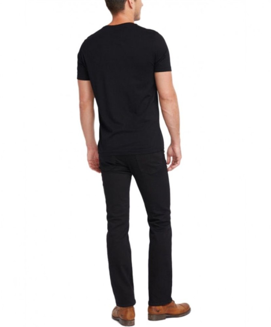 Herren Mustang Slim Fit | Mustang Tramper - Schwarze Jeans Mit Geradem Bein