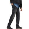 Herren Jack & Jones Stretch Jeans | Jack & Jones Mike Jeans Loose Fit In Dunkler Used-Optik