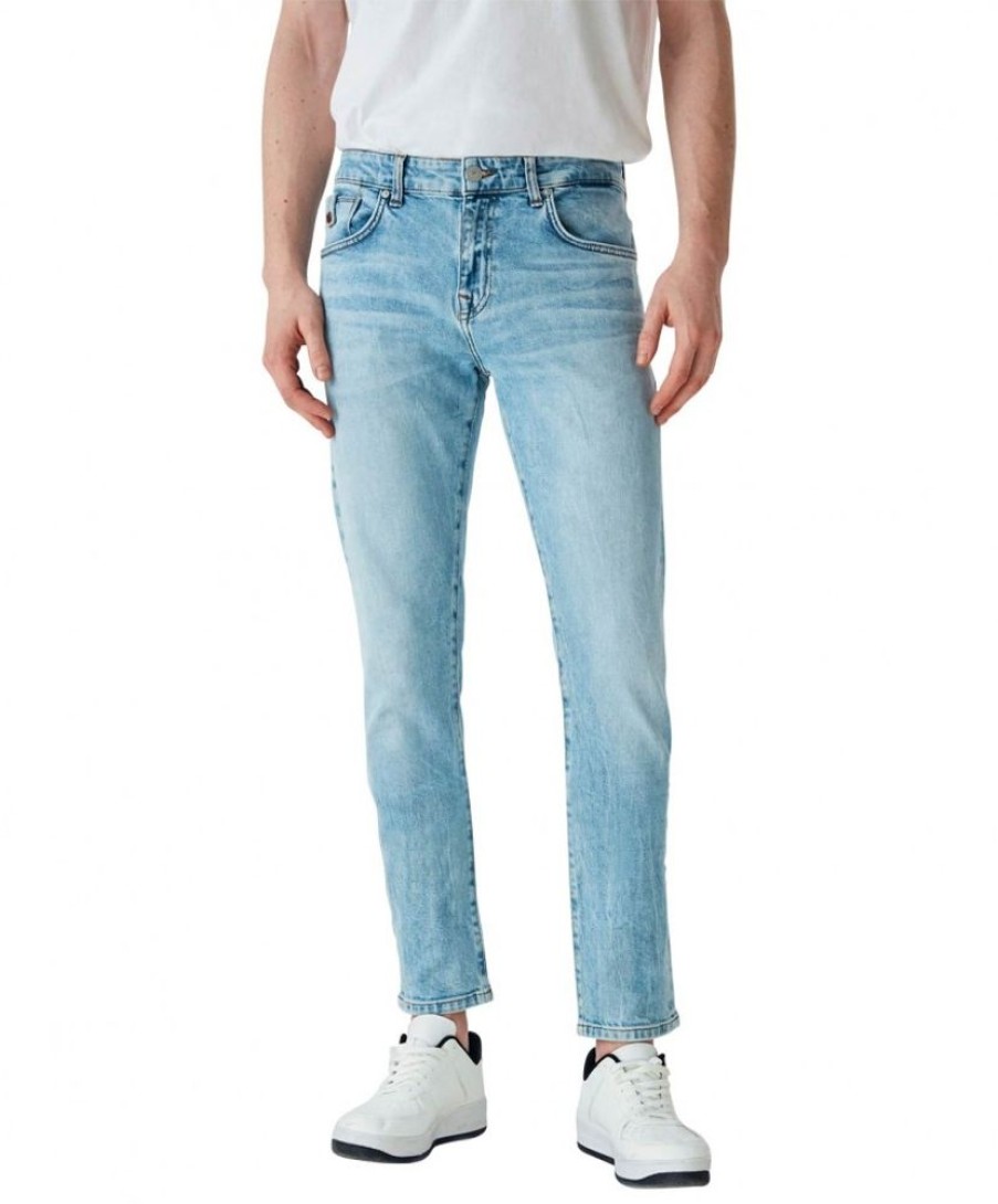 Herren LTB Slim Fit | Ltb Slim Fit Jeans Joshua In Bleached Used Waschung