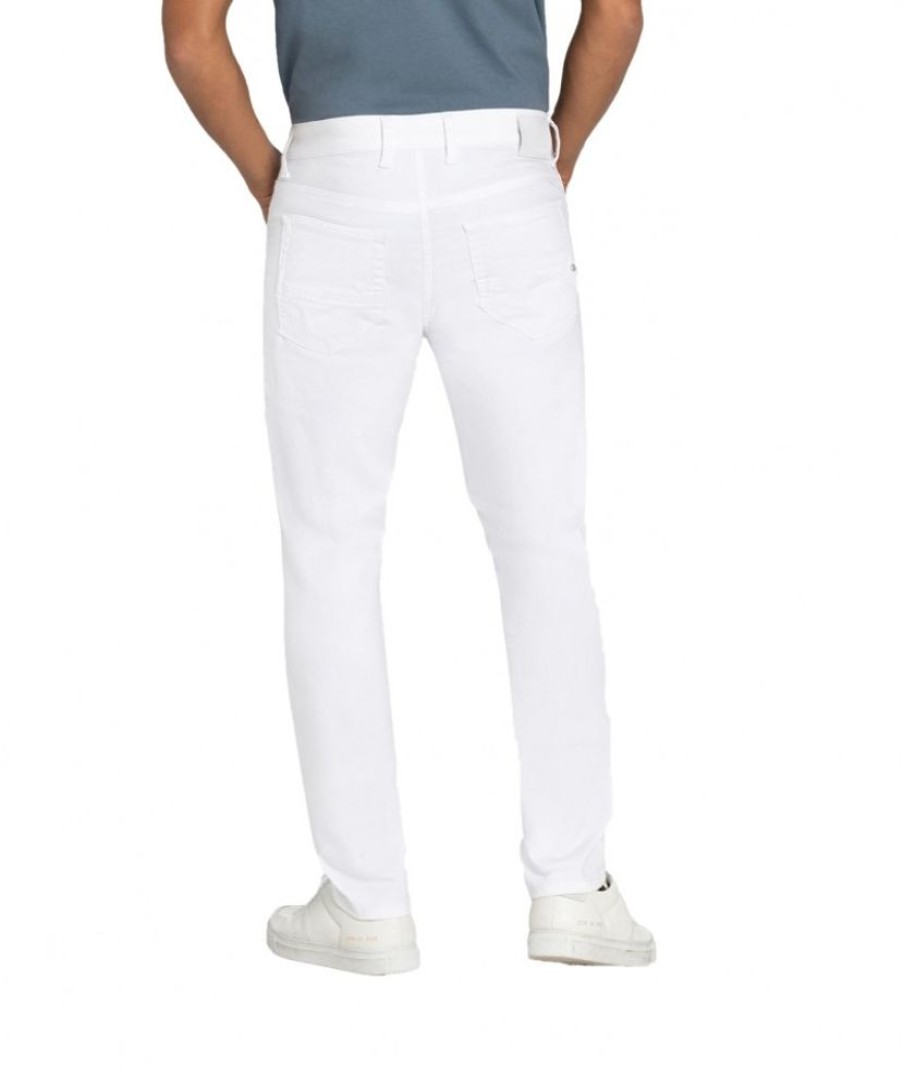 Herren MAC Tapered | Mac Arne Pipe Jeans Modern Fit In Weiser Farbung