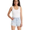 Damen Levis Shirts | Levis Tank Top Rib Mit U-Boot Ausschnitt In Weis