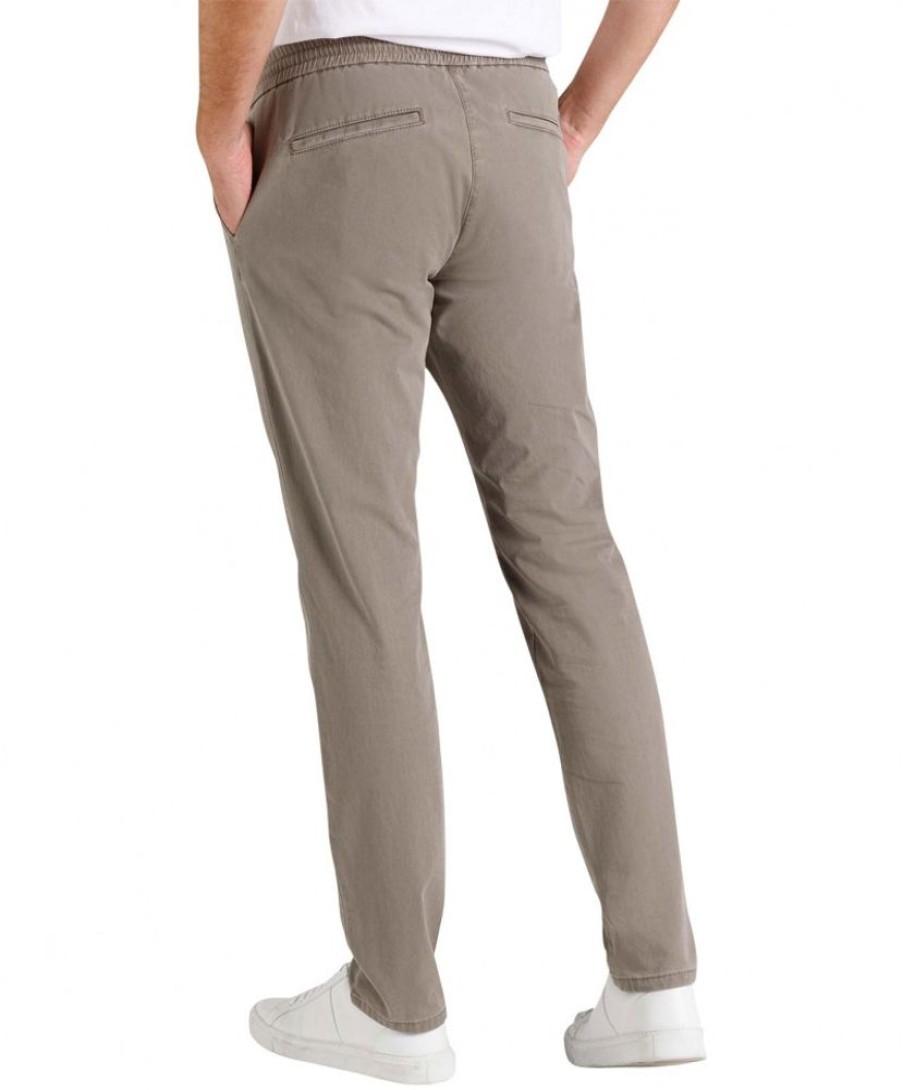 Herren MAC Chinohosen | Mac Herren Chino Lennox Sport In Hellbrauner Farbung