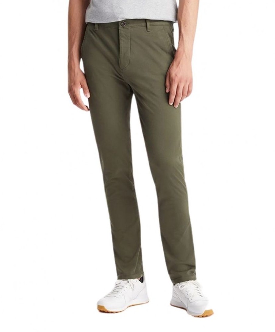 Herren Dockers Chinohosen | Dockers Alpha - Chino Hose Aus Grunem Supreme Flex Material