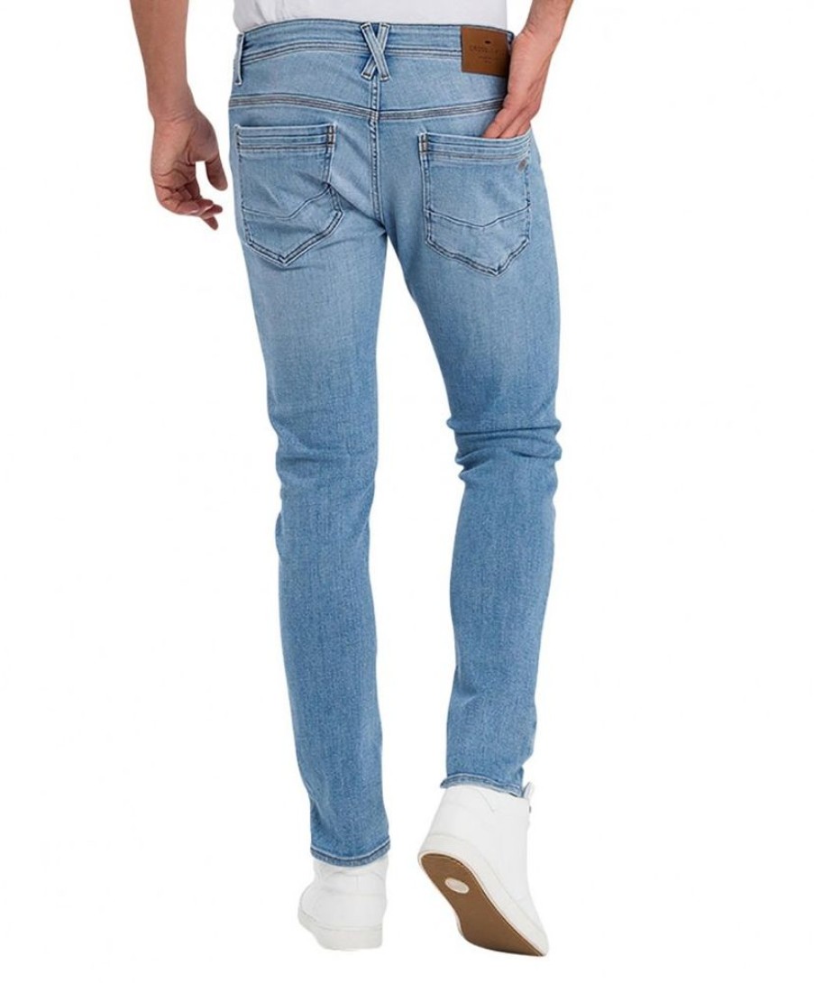 Herren Cross Tapered | Cross Herren Jeans Tapered Jimi In Himmelsblau