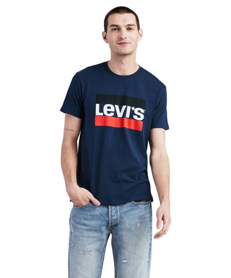 Herren Levis Shirts | Levi'S T-Shirt Sportswear Logo Tee 84 Mit Grosem Logoprint