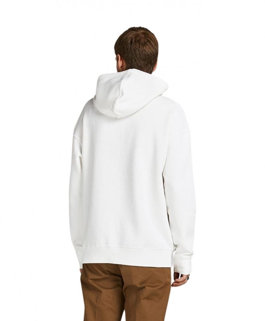 Herren Jack & Jones Pullover | Jack & Jones Hoodie Mit Bio-Baumwolle In Weis