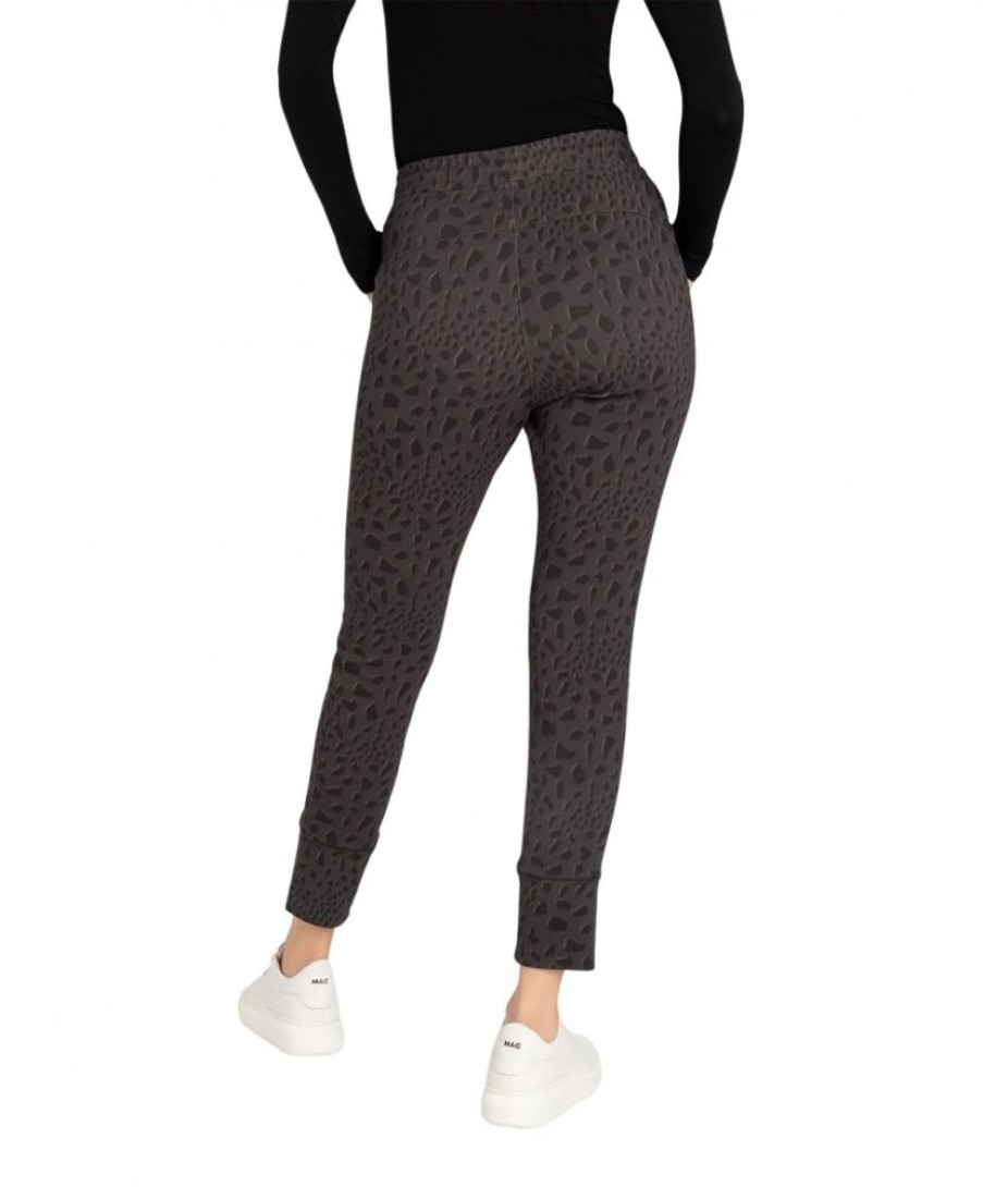 Damen MAC Jogginghosen | Mac Future 2.0 Jump In-Hose Mit Kordelzug In Leo Muster